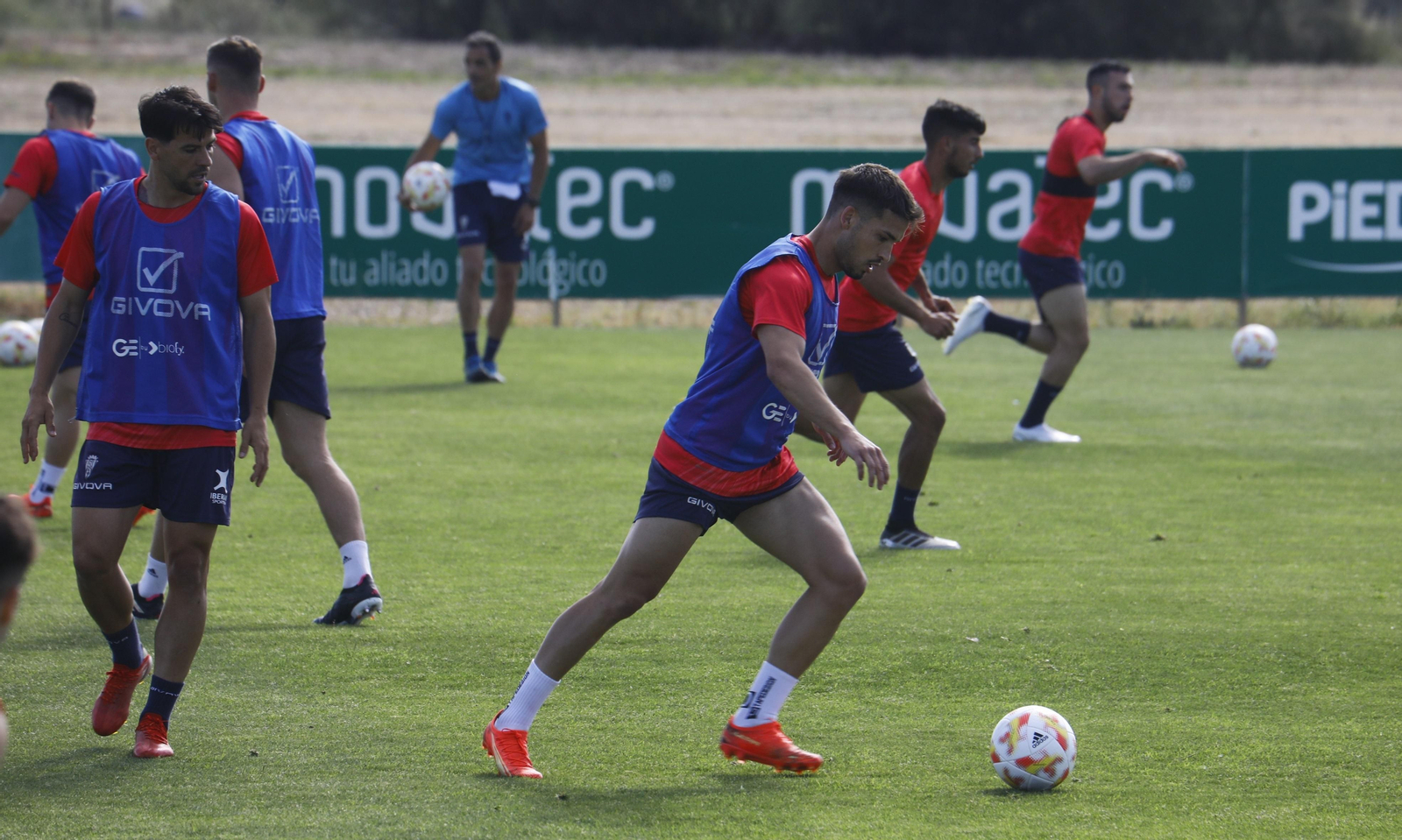 José Alonso, durante la sesión de este miércoles en la Ciudad Deportiva.