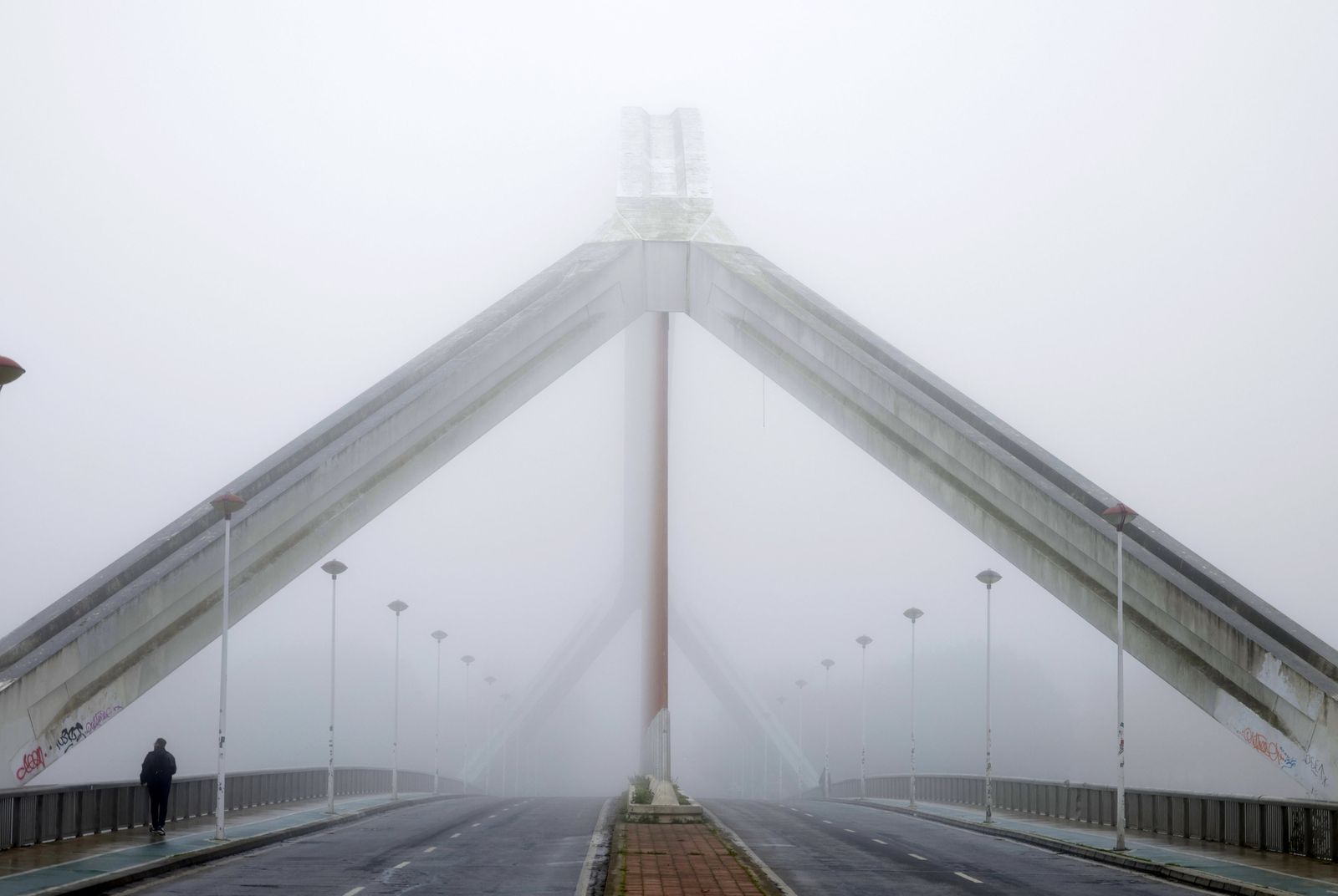Las imágenes de la niebla en Sevilla