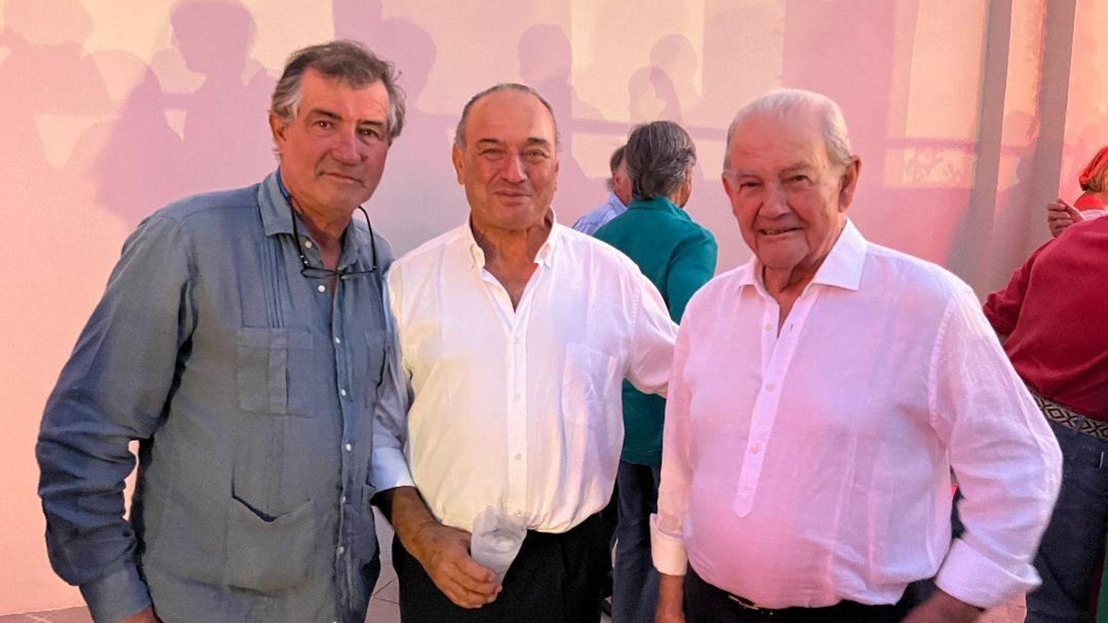 Antonio León Bohórquez, Fernando Domecq López de Carrizosa y José Bohórquez Mora-Figueroa.