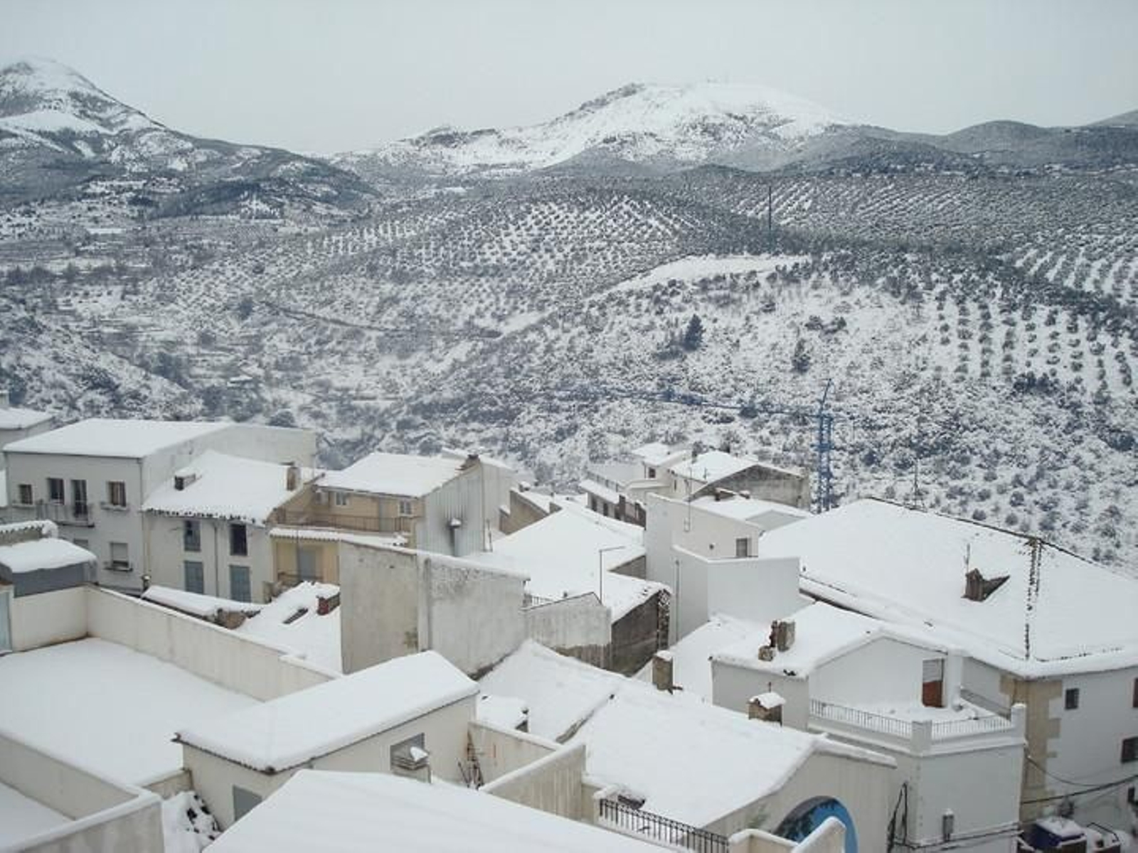 Sierra Mágina nevada. Sierra Mágina nevada.