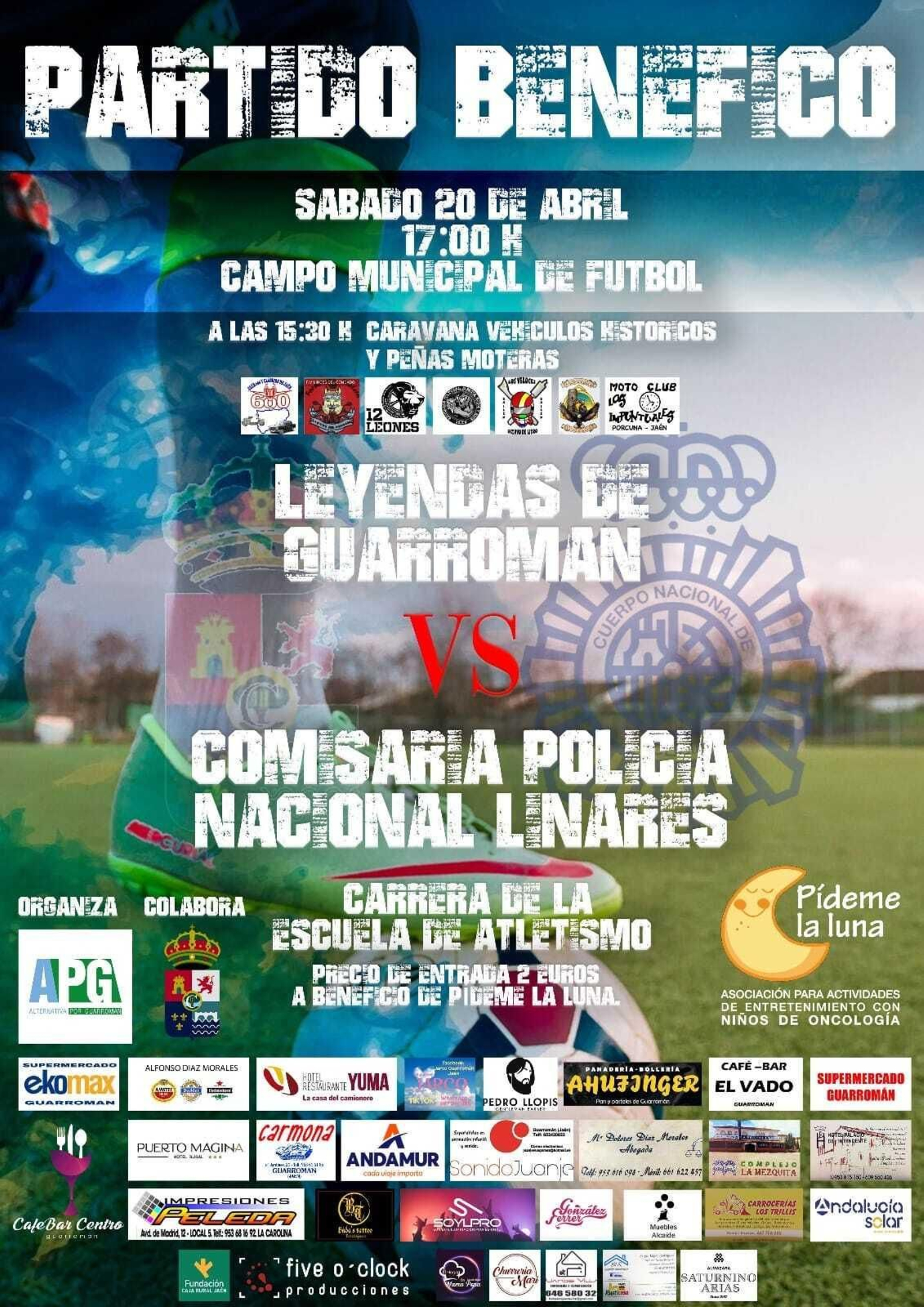 Cartel del evento solidario.