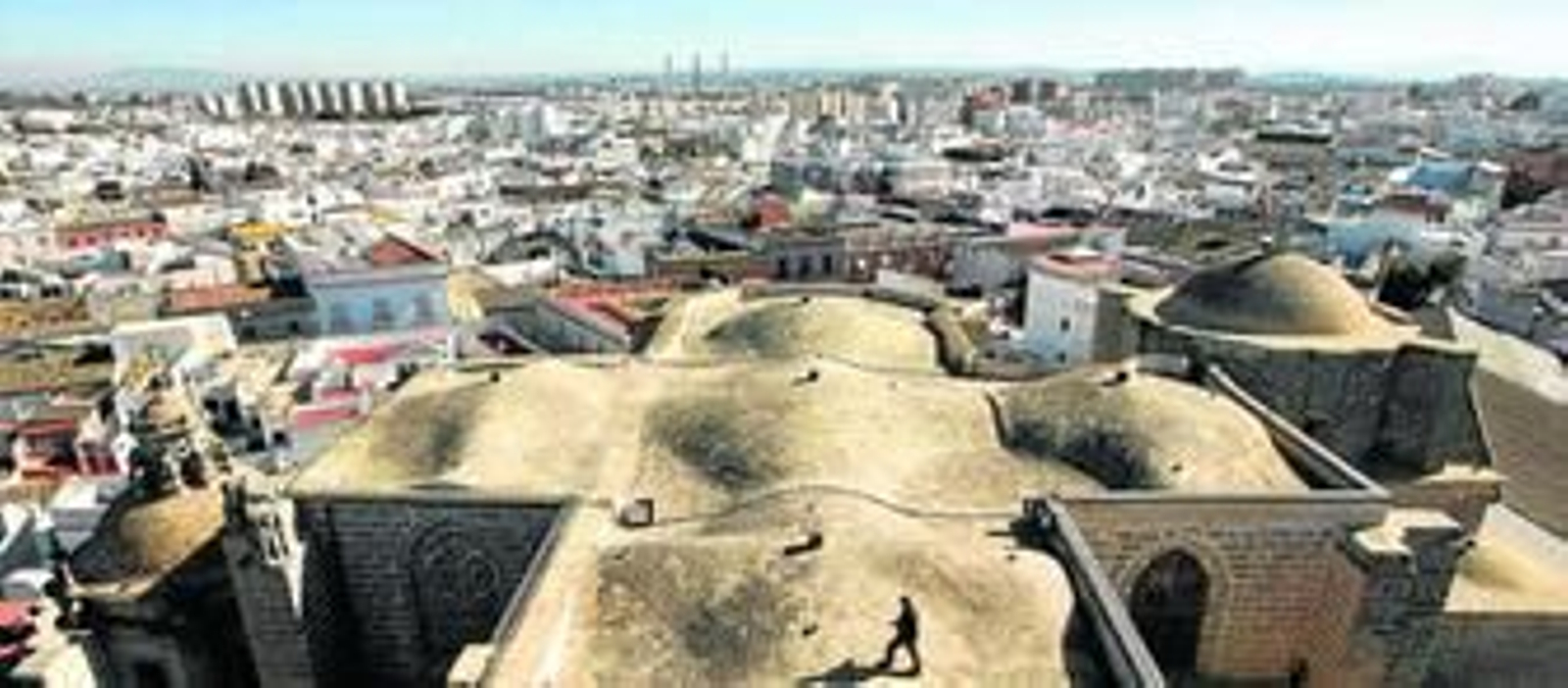 Panorámica de la ciudad de Jerez vista desde las alturas de la torre de San MIguel.