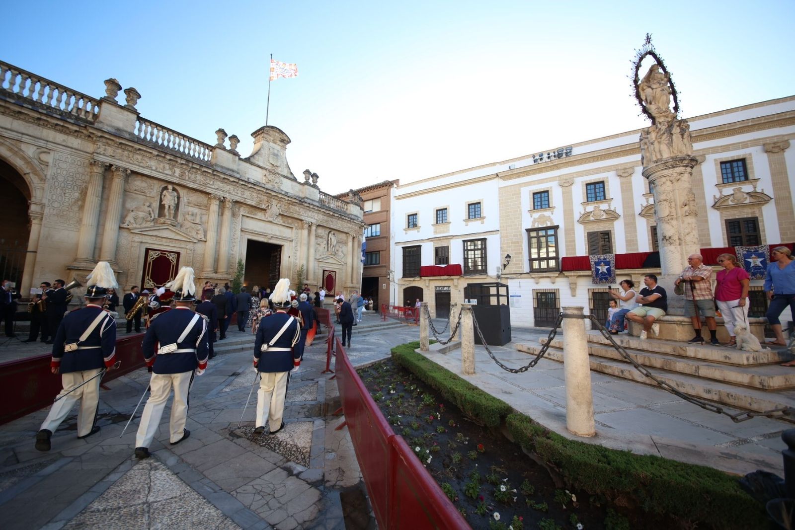 Traslado del Pendón en el día del patrón San Dionisio en Jerez