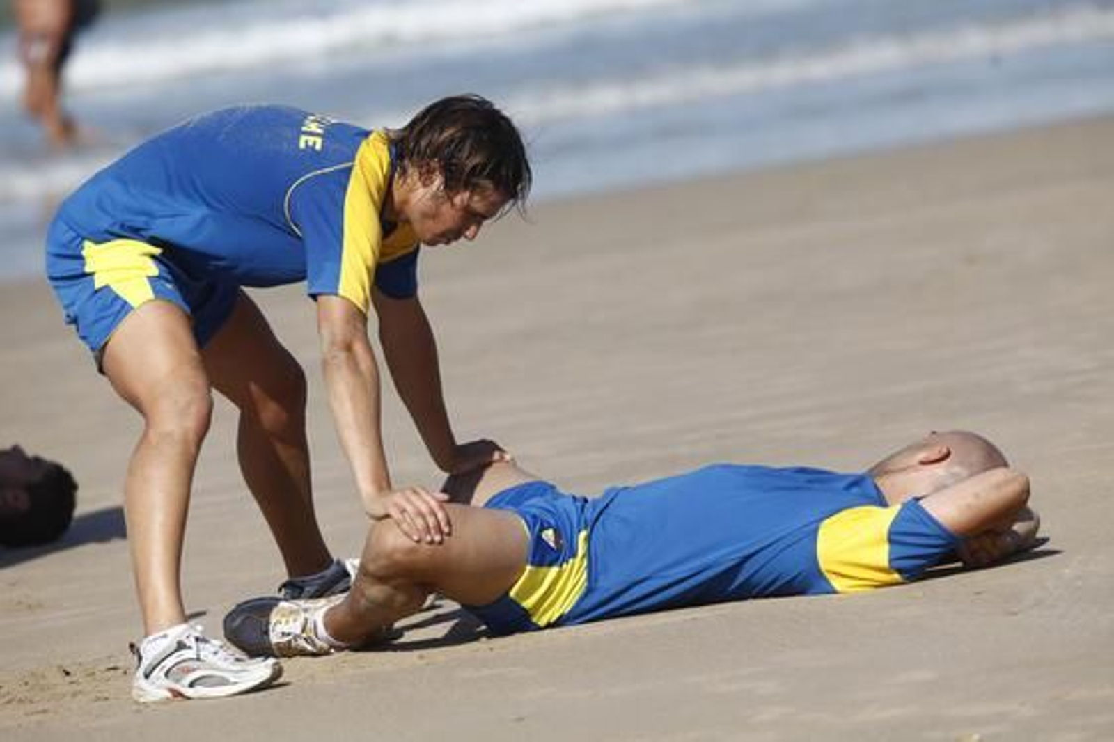 Un momento del entrenamiento

Foto: Jesus Marin