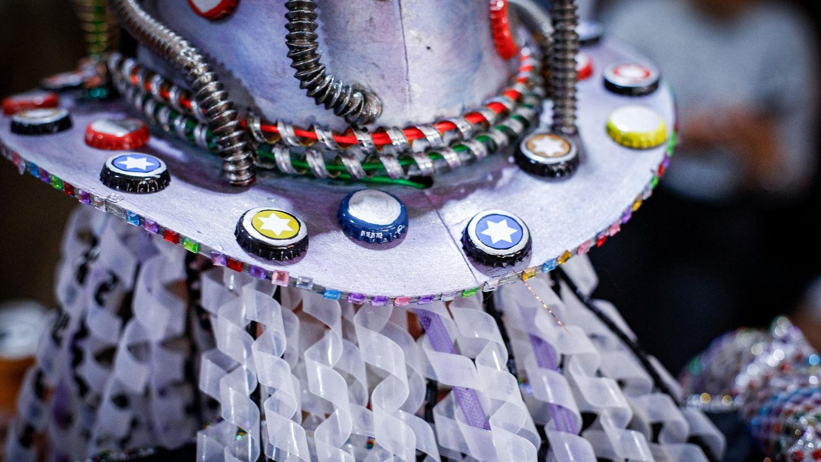 Otro detalle del casco.