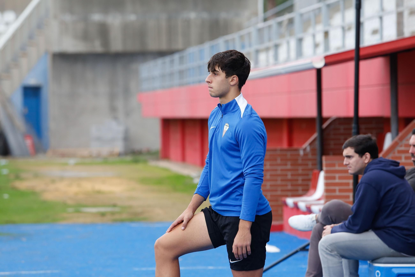 El entrenamiento del Algeciras CF antes de la visita al Recreativo de Huelva