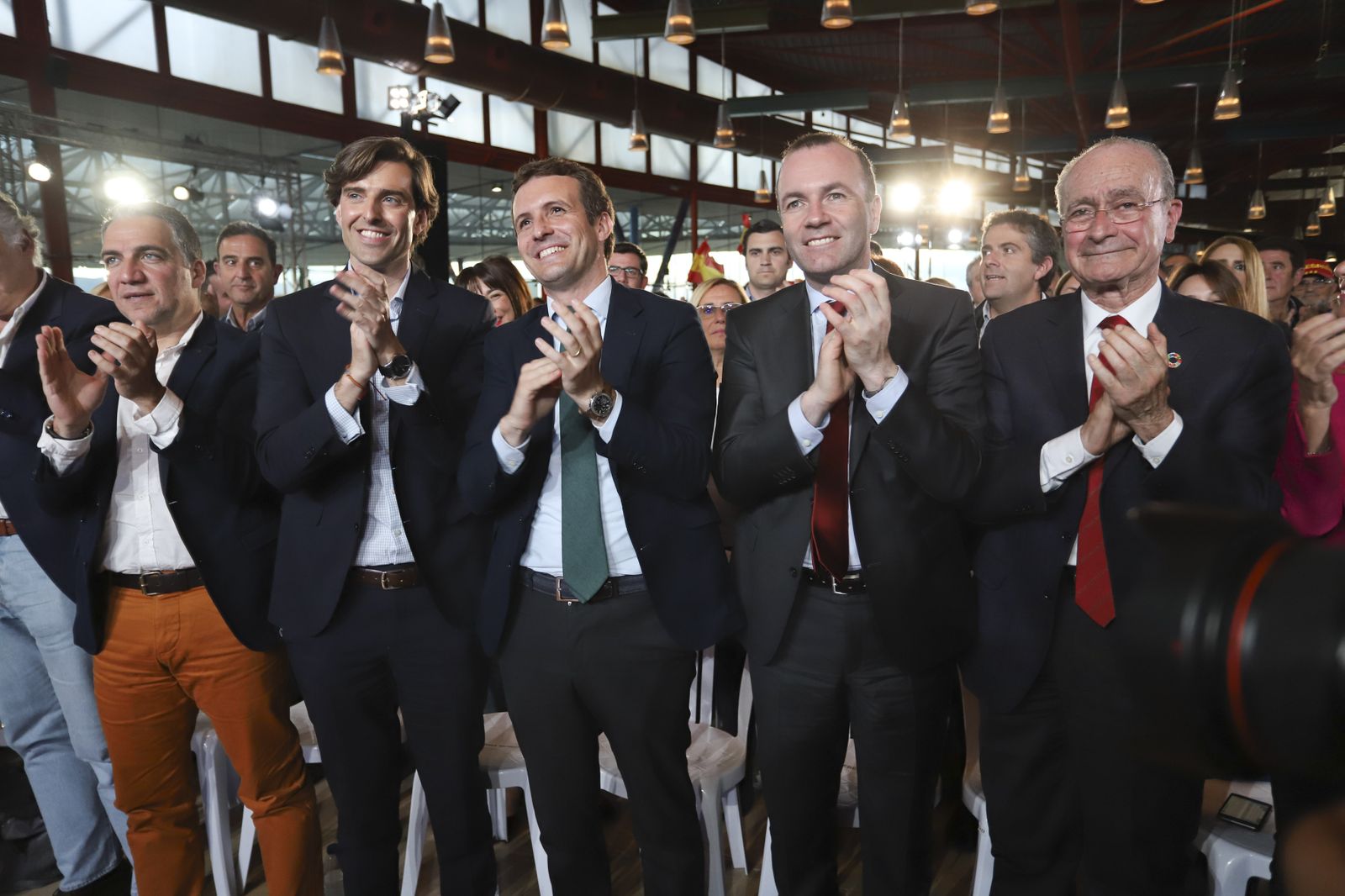 Las fotos del mitin de Pablo Casado en Málaga