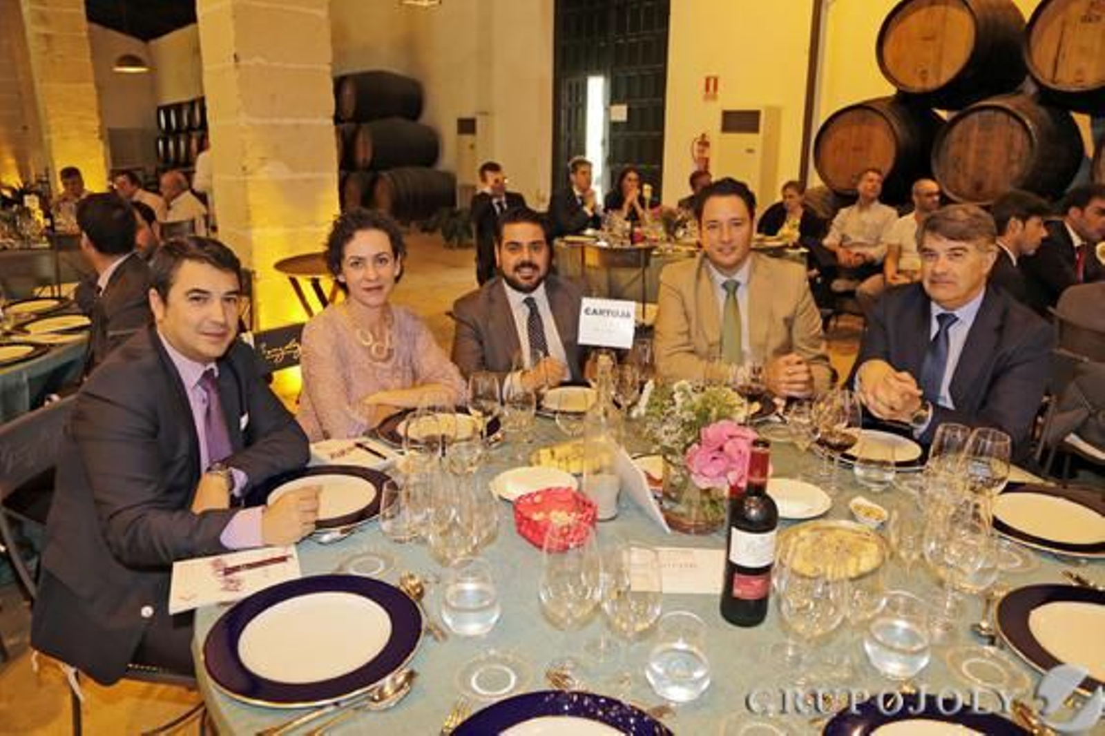 Antonio Trigo  Ibáñez (Tincasur), Nuria Navarro Gómez (Ingemation Ingeniería), Juan María Sánchez Rodríguez (Banco Popular), José Andrés Santos Cordero (Hablacom) y Enrique Juan Pascual (Autocares Andaluces).

Foto: Miguel Angel Gonzalez