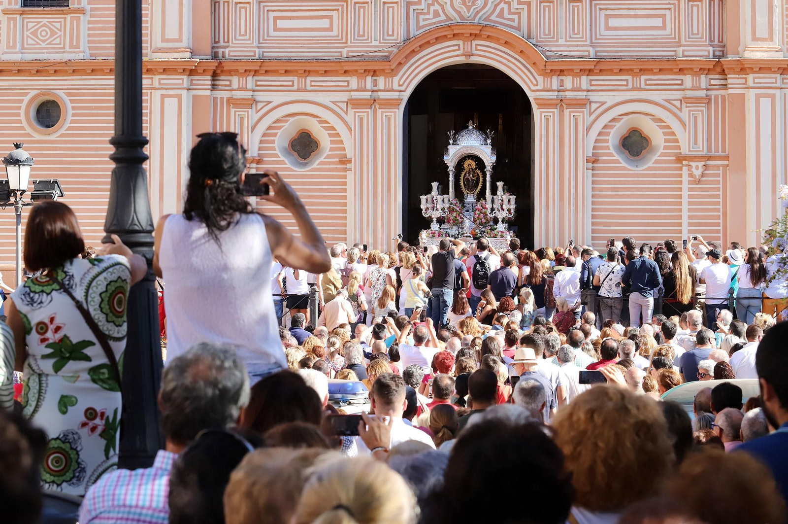 Imágenes de la bajada de la Virgen de La Cinta