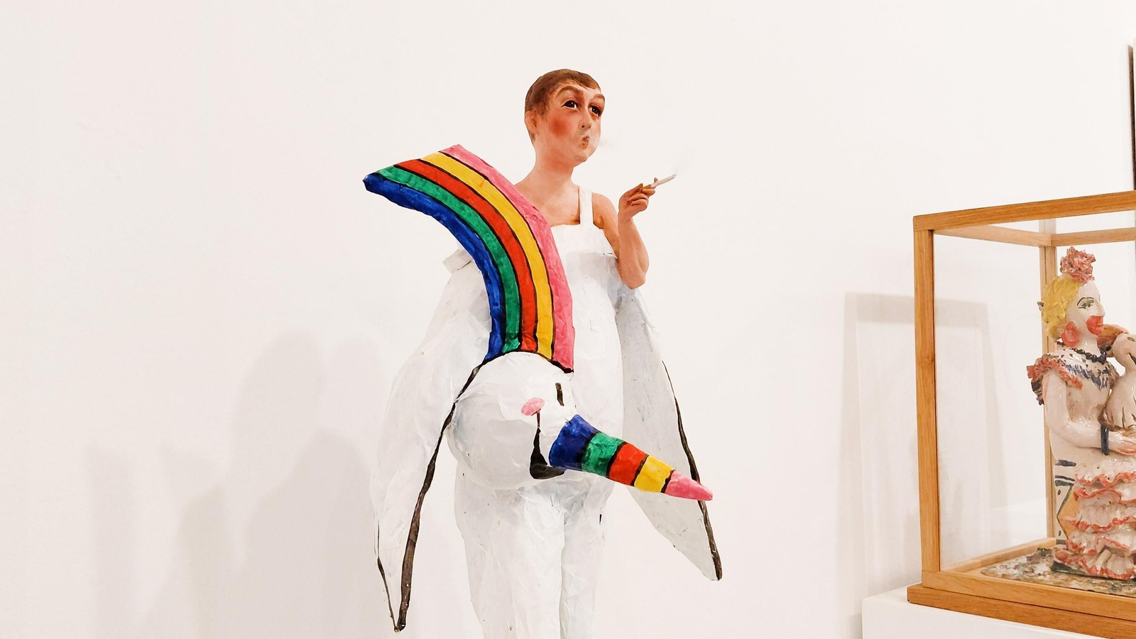 La escultura del artista Josema López Vidal es una de las que se puede visitar en esta exposición de LAB