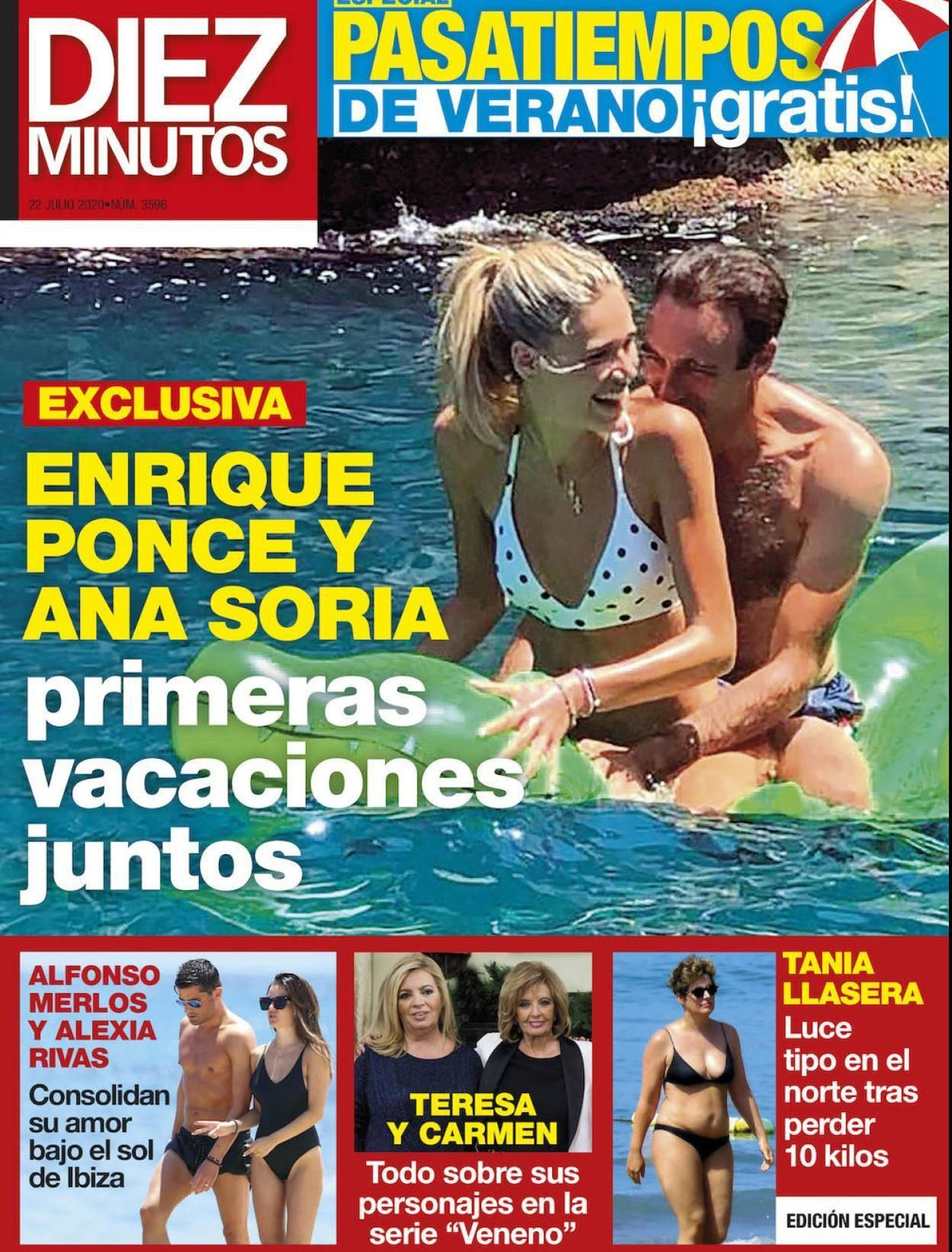 Portada de Diez Minutos con Ana Soria y Enrique Ponce
