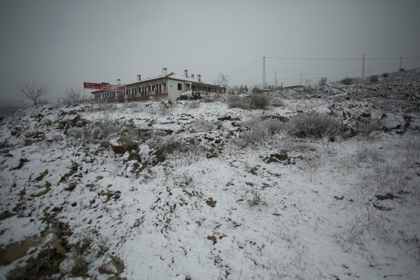Fotos de la nieve en Ronda