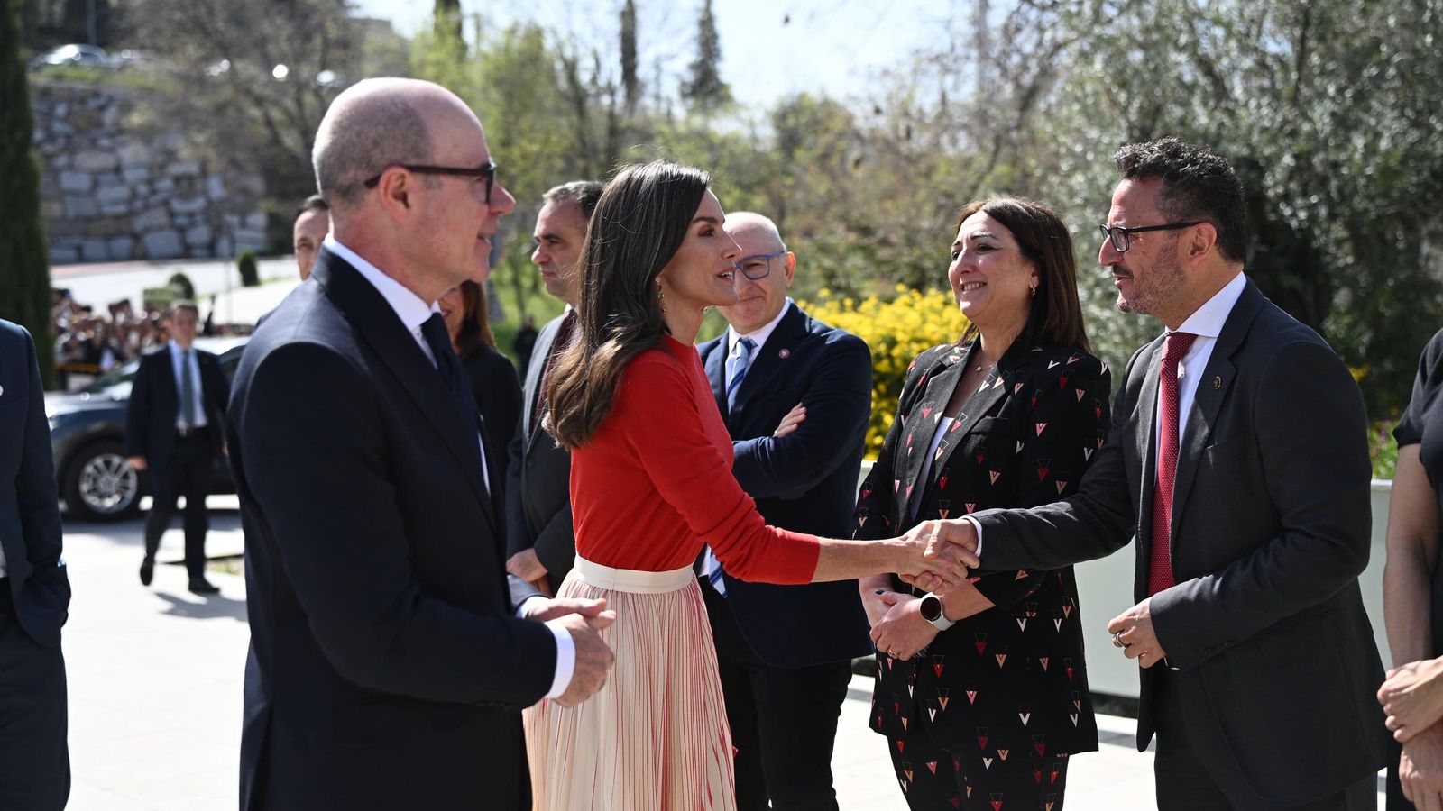 La visita de Doña Letizia a la Universidad de Granada, en imágenes
