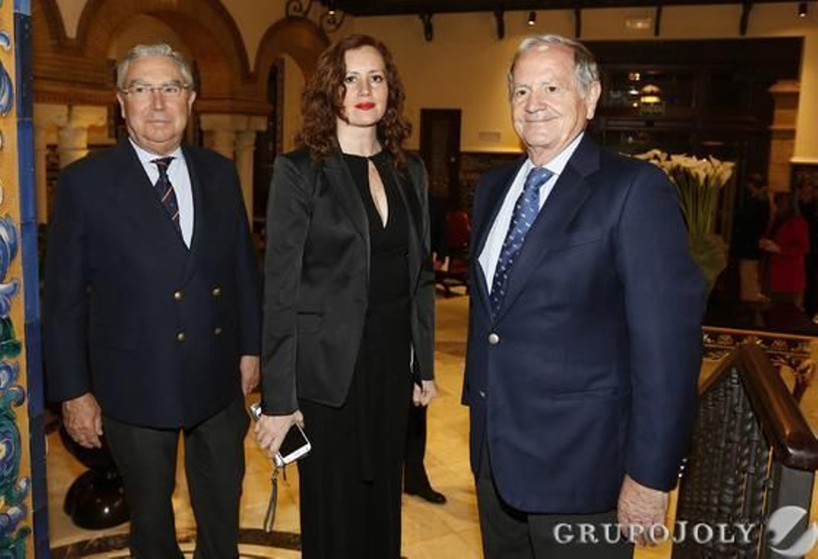 Enrique Moreno de la Cova, Macarena García Otero y José Gandía.