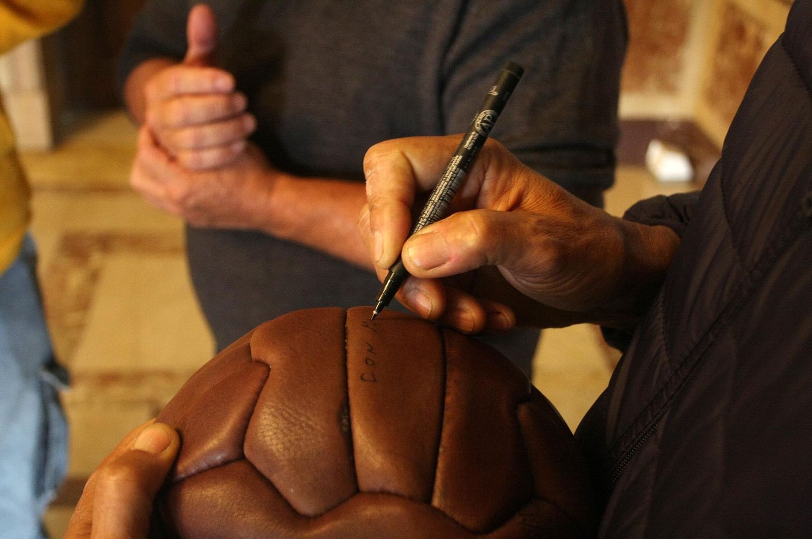 Imágenes de Luzardo y Alzugaray en su recepción en el Ayuntamiento de Huelva