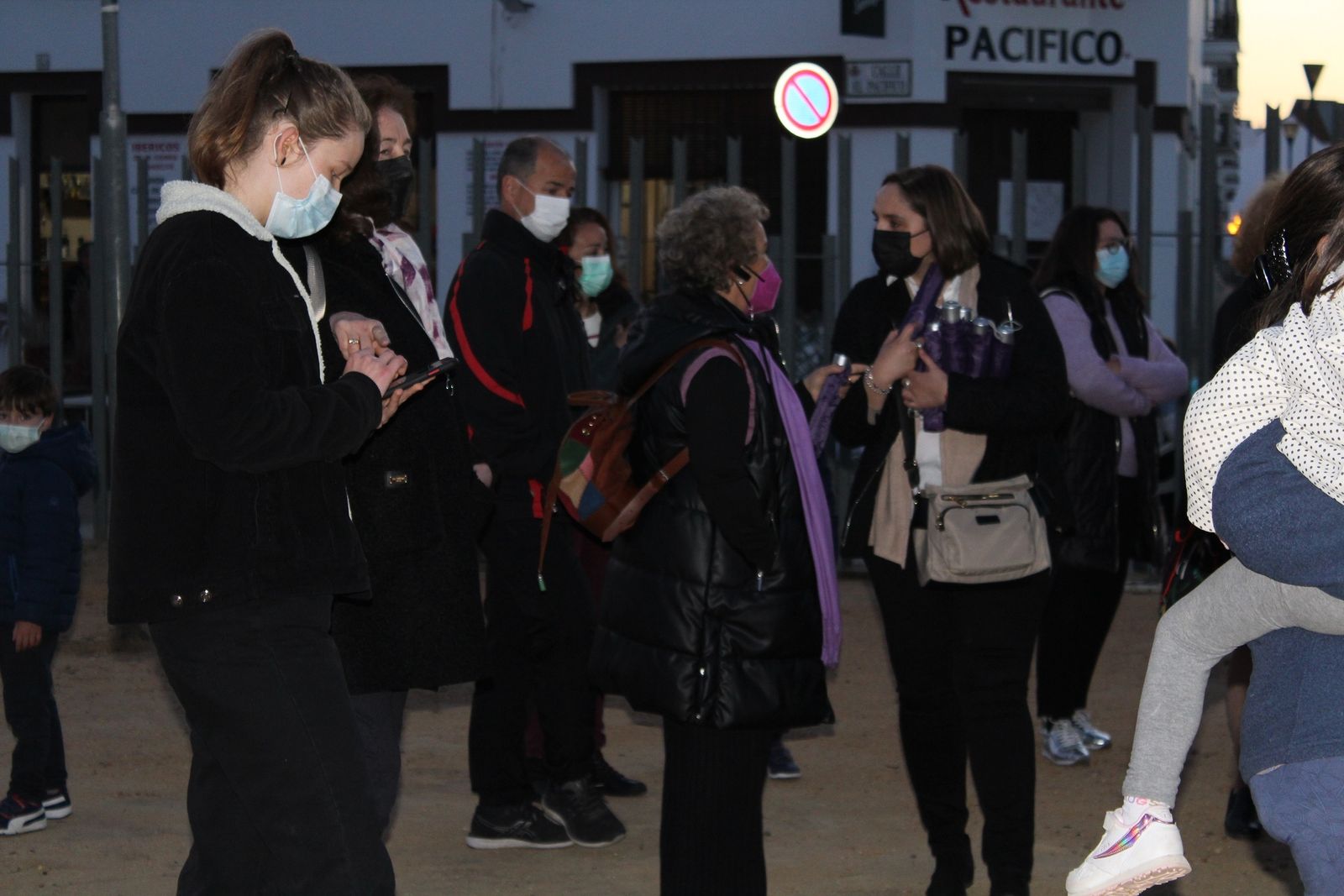 Concentración por el 8M en Trigueros.