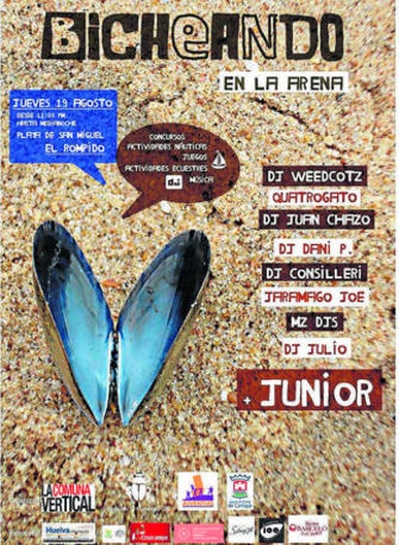 Cartel del Festival 'Bicheando en la arena'.