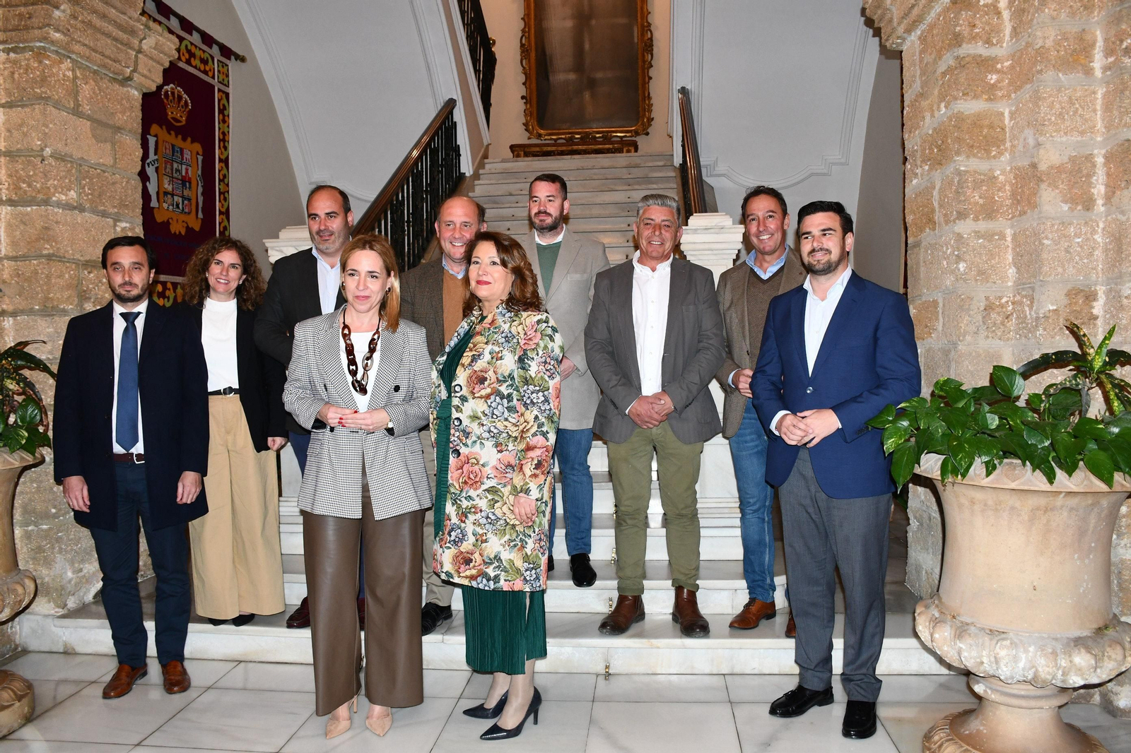 Encuentro de Carmen Crespo en la Diputación de Cádiz.