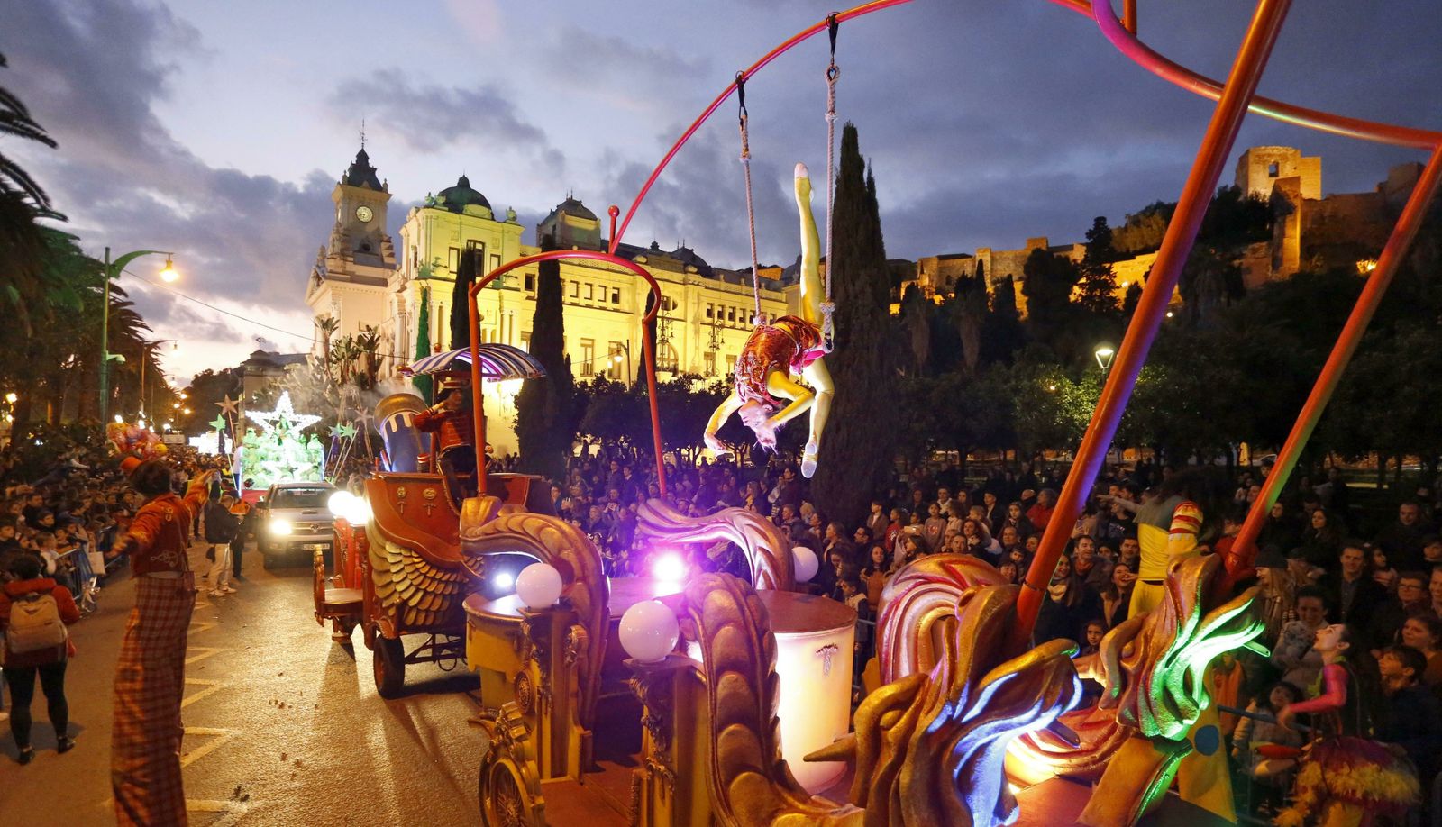 Fotos de la Cabalgata de Reyes Magos en Málaga 2020