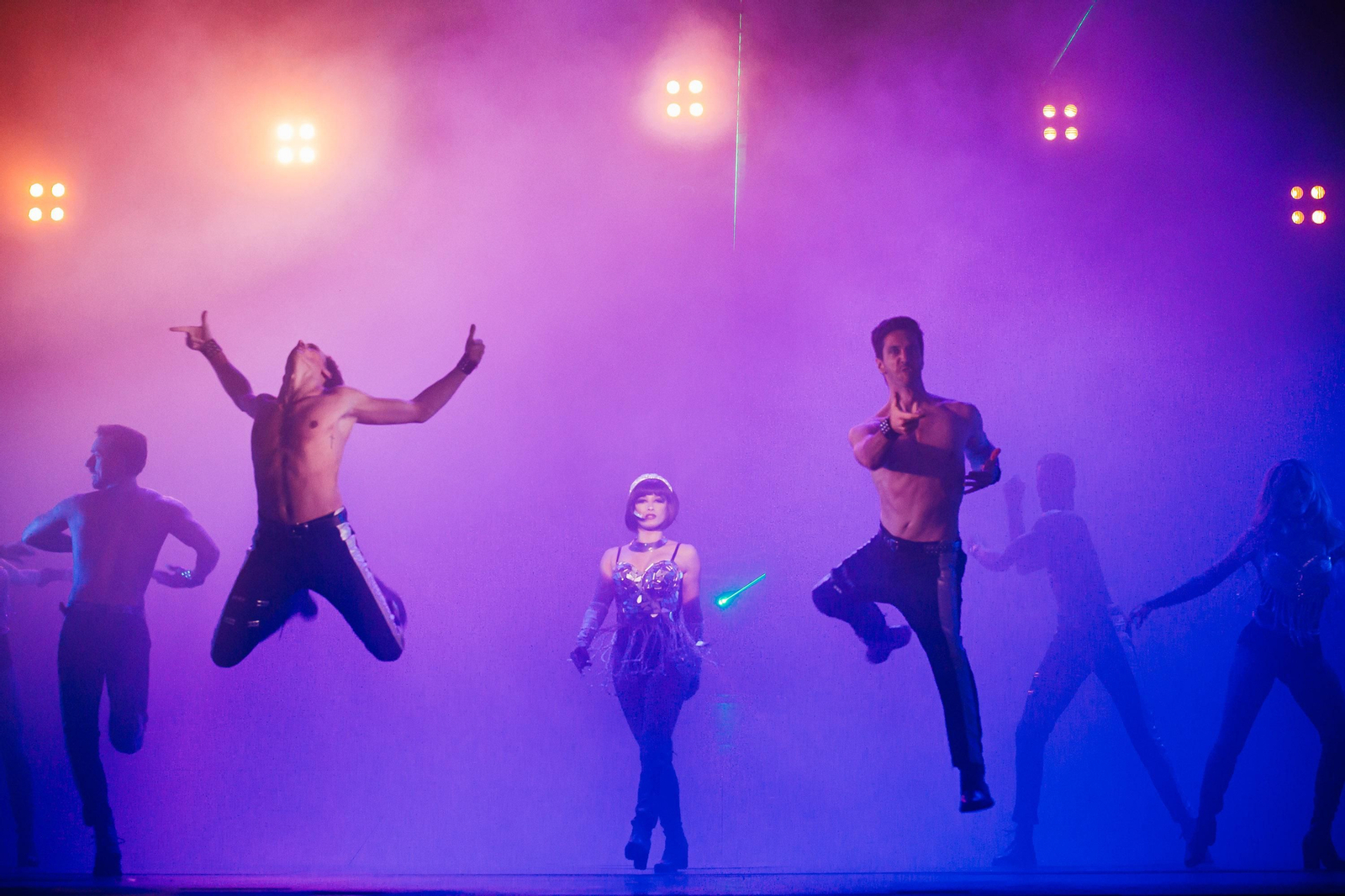 Una escena de 'El guardaespaldas', la versión musical de la célebre película