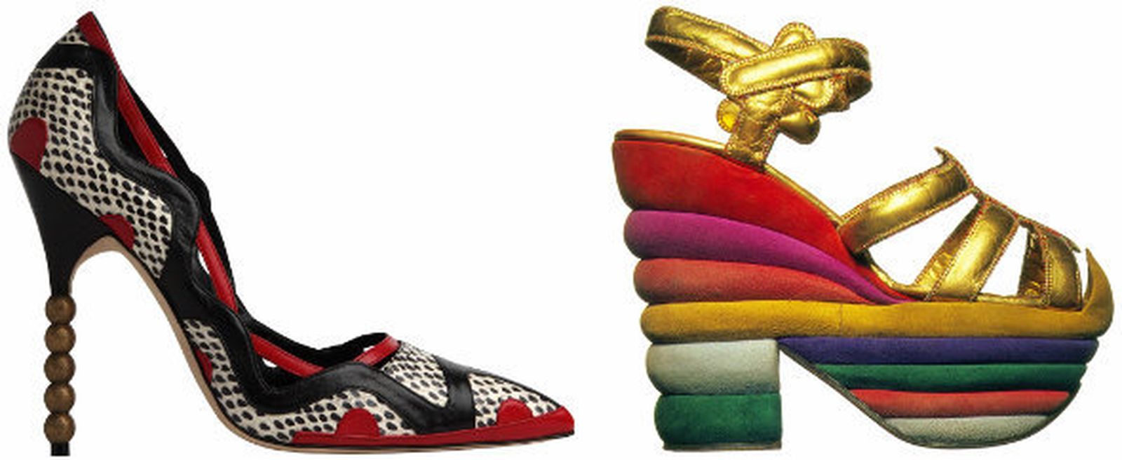 Amiela, la pieza más exclusiva de la colección  Primavera - Verano 2012 de Blahnik. / EFE