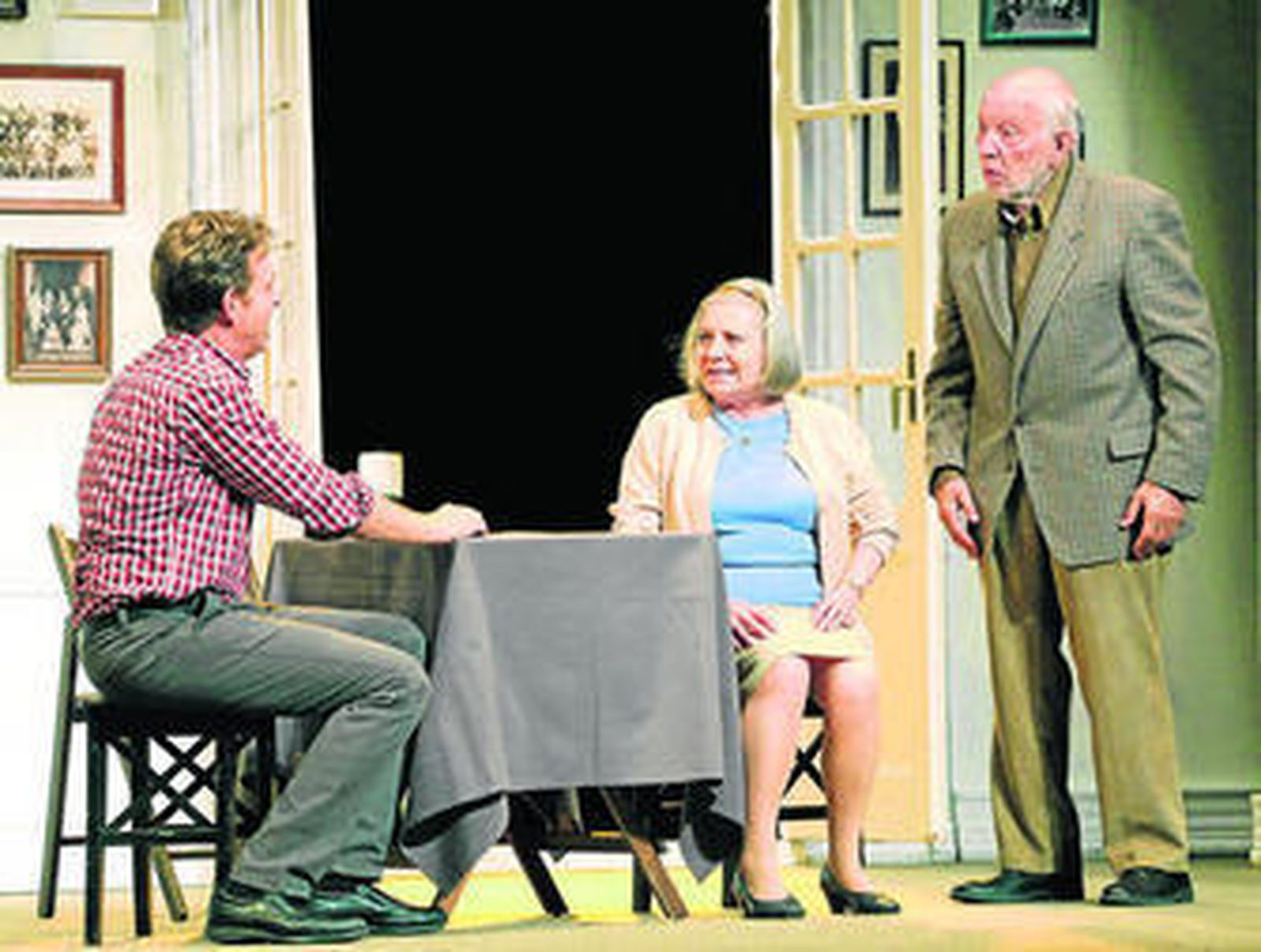 Un momento de la función de la que se pudo disfrutar el sábado en el teatro Pedro Muñoz Seca.