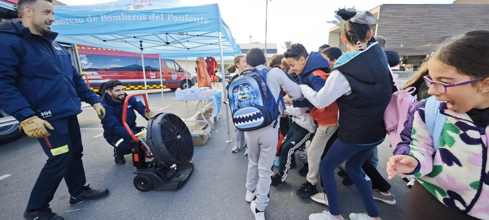 Vícar se convierte en un 'parque temático' de la seguridad para fomentar la prevención