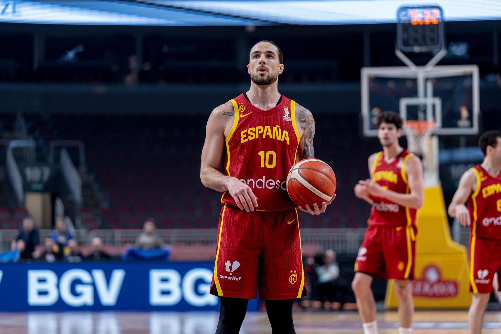 Las mejores fotos del Ucrania-España de baloncesto