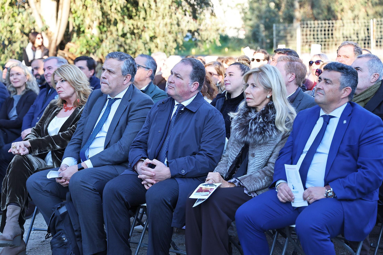 Imágenes del acto de colocación primera piedra del futuro Centro Polivalente de la Fundación Laberinto