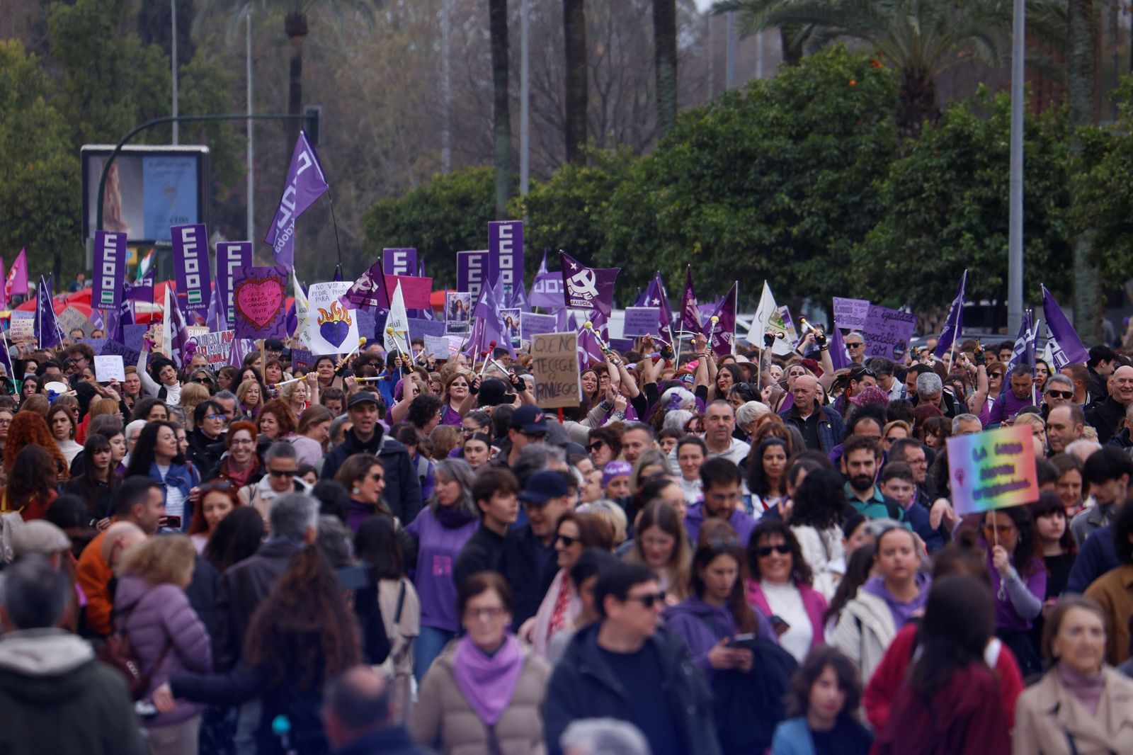 Las mejores imágenes de la manifestación del 8M en Córdoba