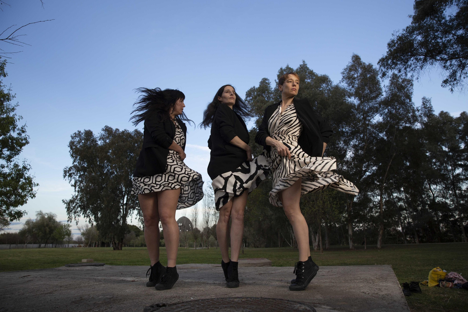 Una escena de la obra 'Perseidas', que hoy se podrá ver en la explanada del Parador de Cádiz.