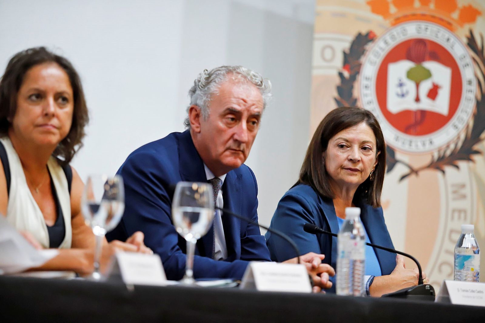 Catalina García, Tomás Cobo y Mercedes Ramblado.