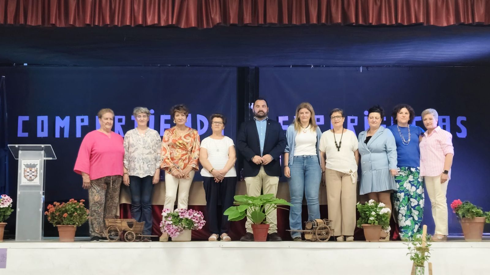 El alcalde de Puebla de don Fadrique, Jesús Fernández, durante el Encuentro Comarcal de Asociaciones de Mujeres.