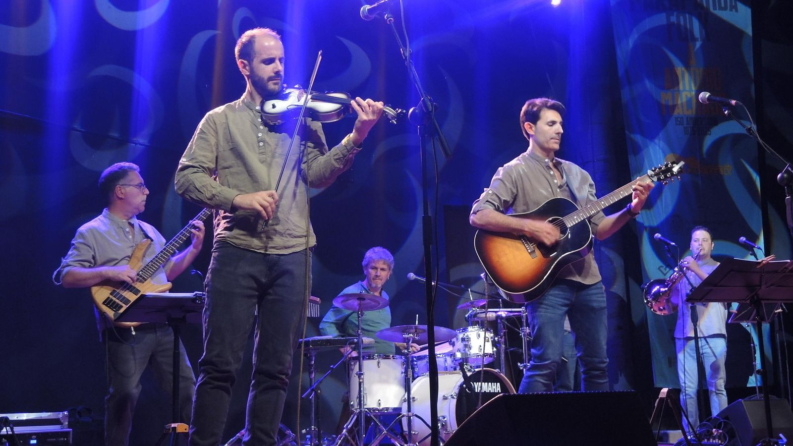 El grupo Free Folk en el festival Parapanda Folk de Íllora