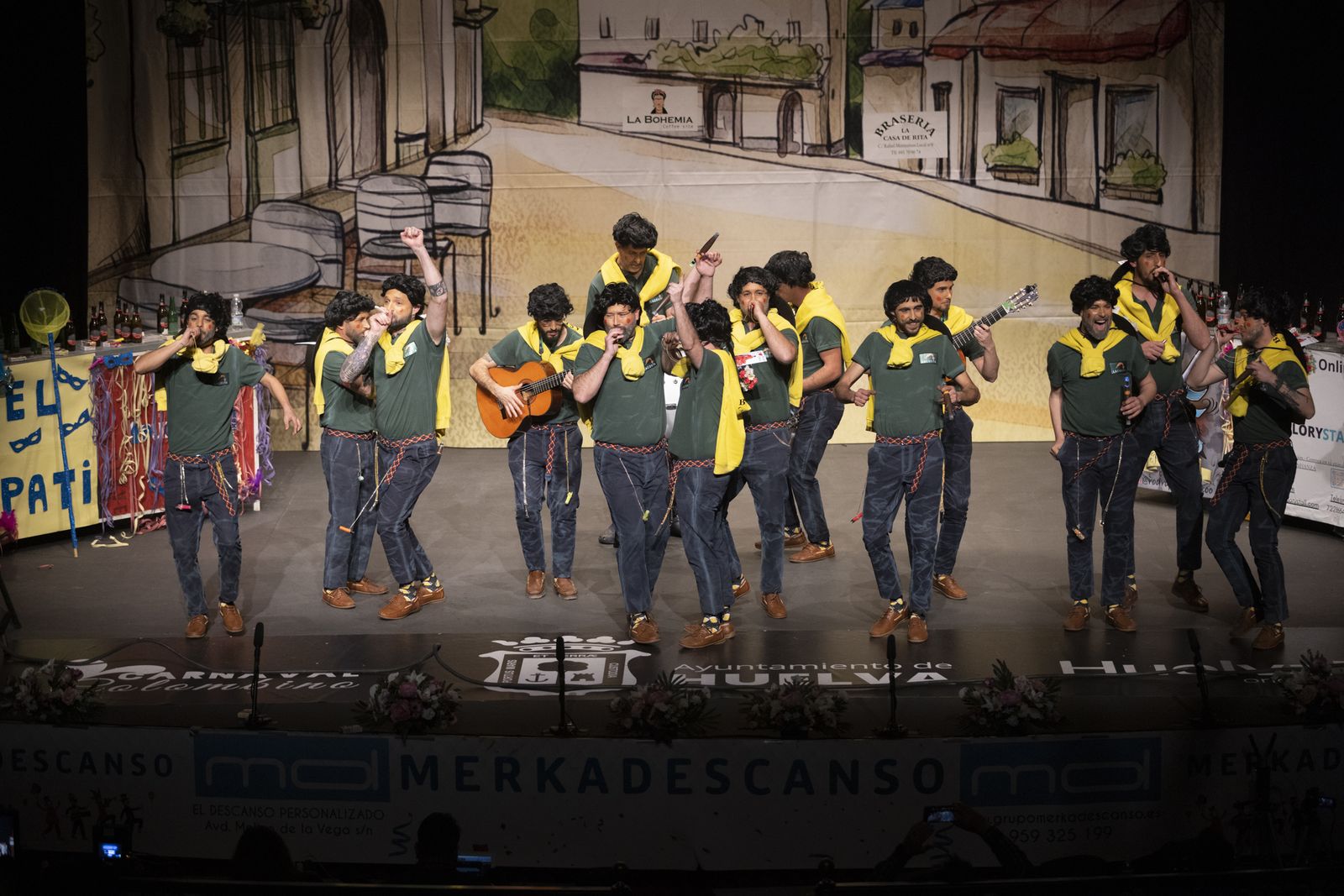 La tercera jornada de semifinales del Carnaval de Huelva, en imágenes