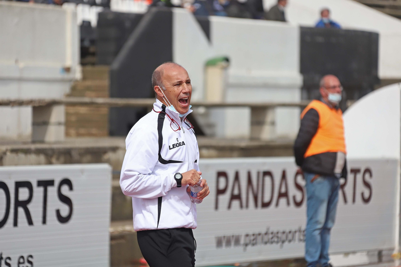 Antonio Calderón, en el partido ante el San Fernando.