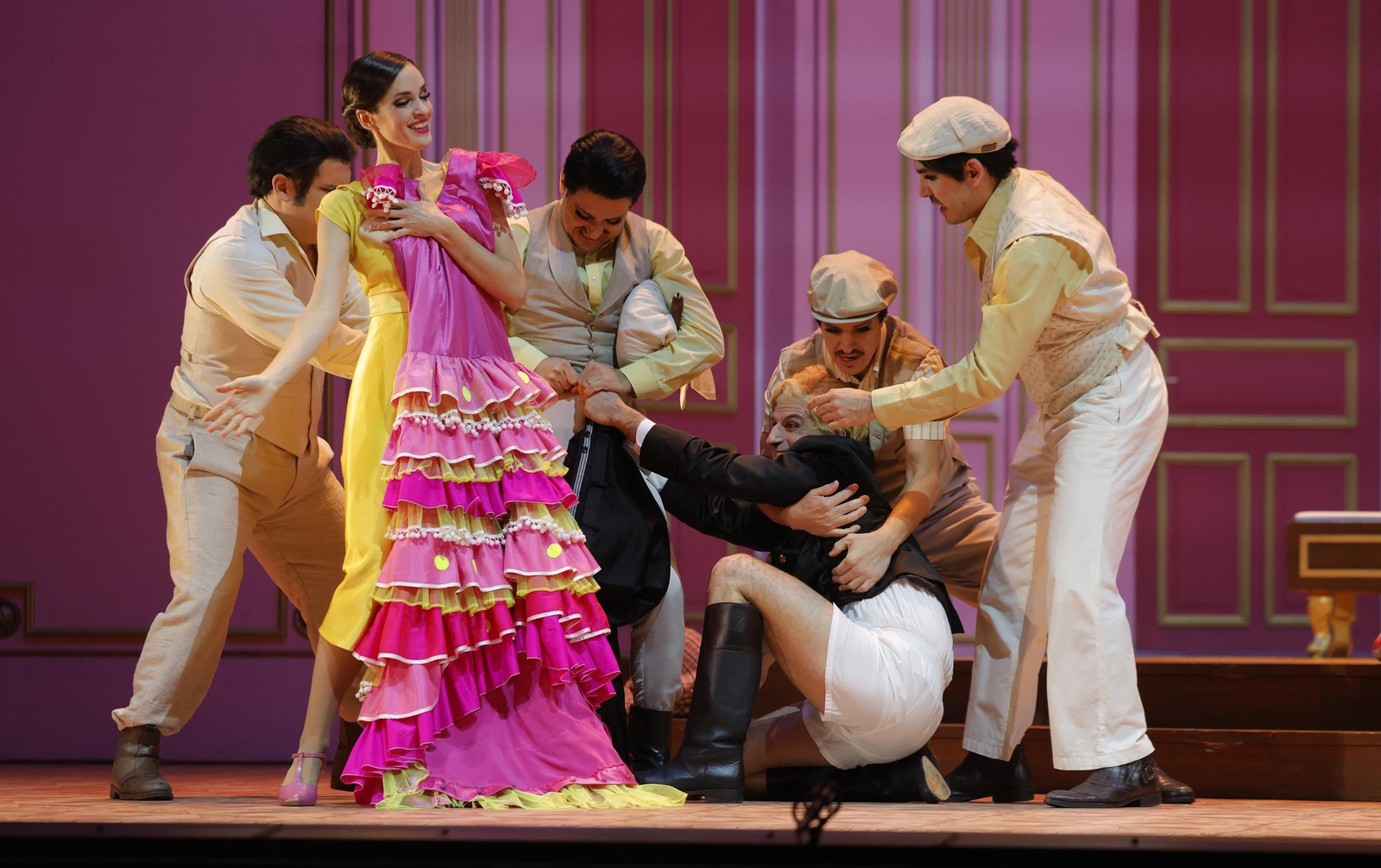 Ensayo general de la ópera 'Ariadne auf Naxos', todas las fotos