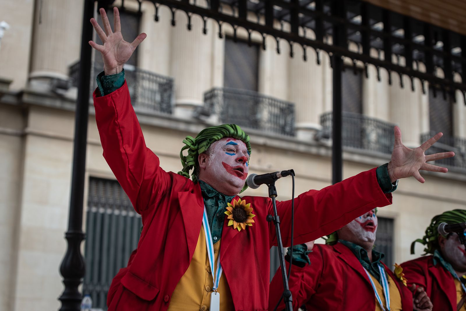 Imágenes de las actuaciones de carnaval en la Plaza de las Monjas