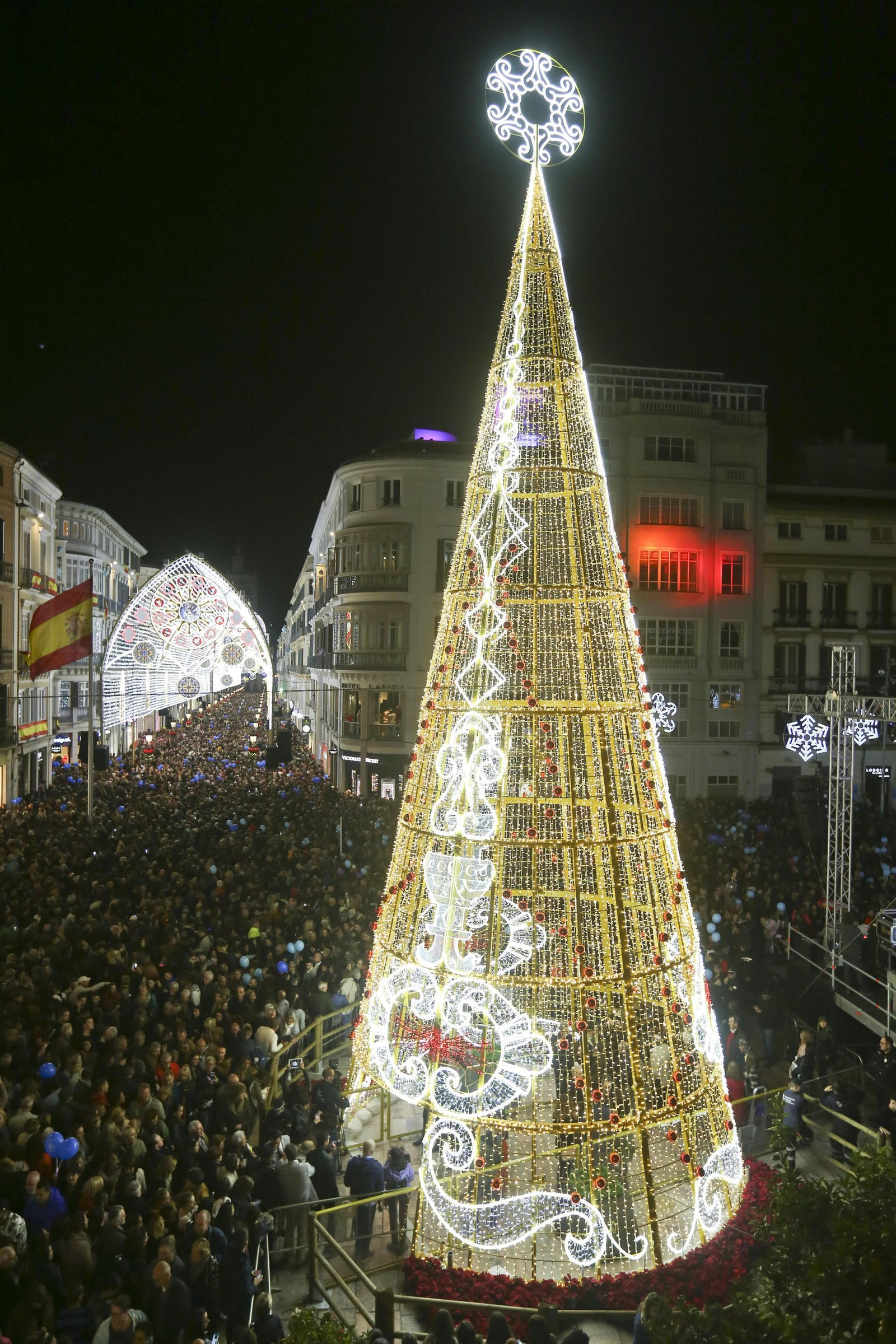 Málaga se enciende por Navidad
