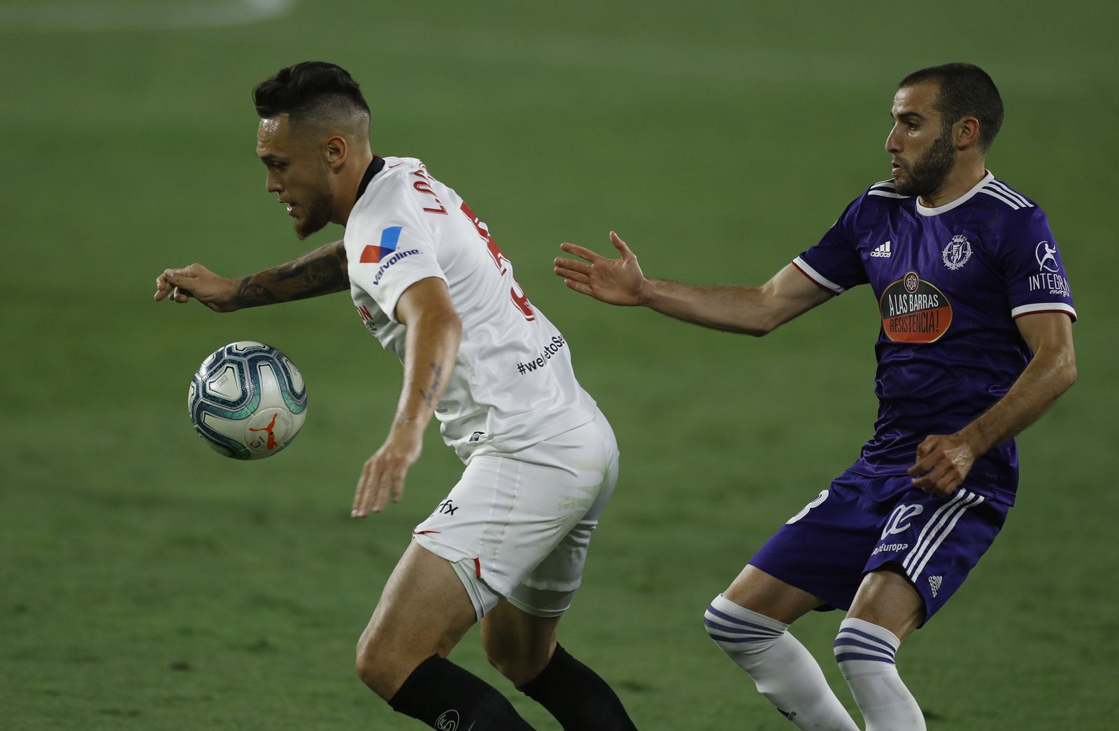 Las imágenes del Sevilla-Valladolid