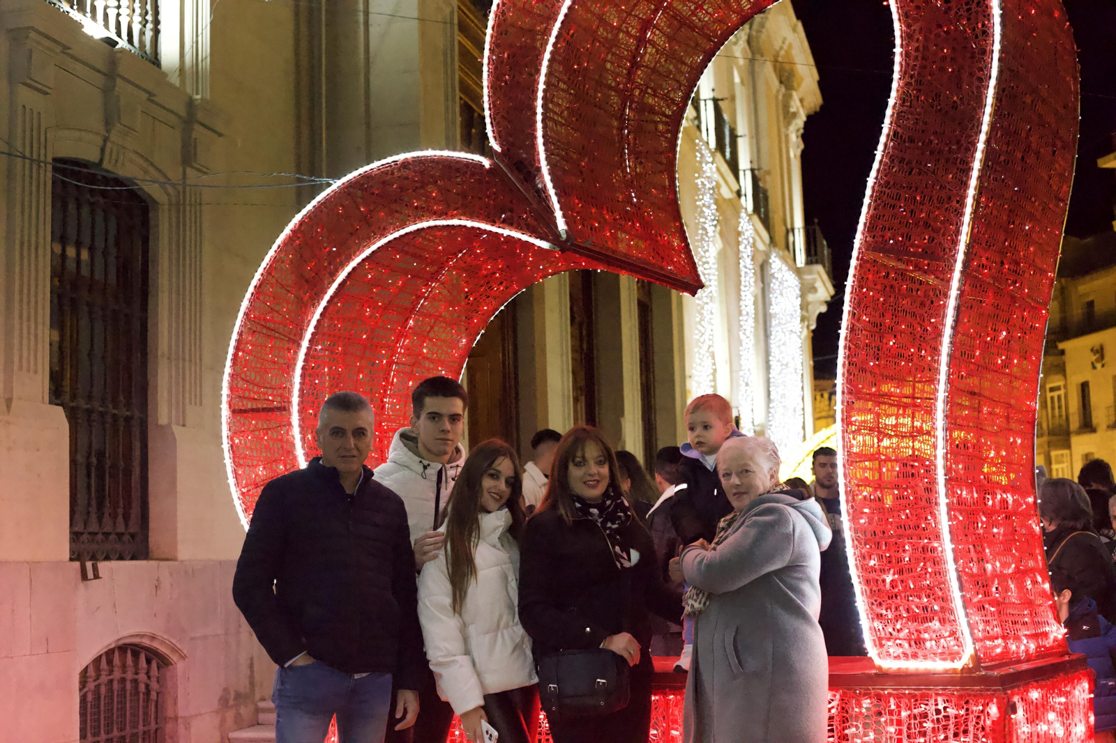 Así ha sido el encendido de luces en Jaén capital