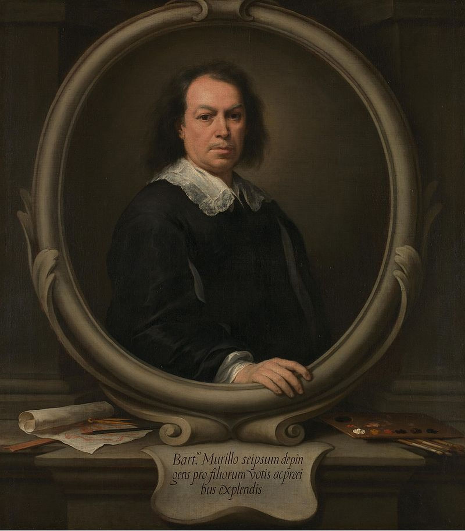 Autorretrato de Murillo fechado en torno a 1670.