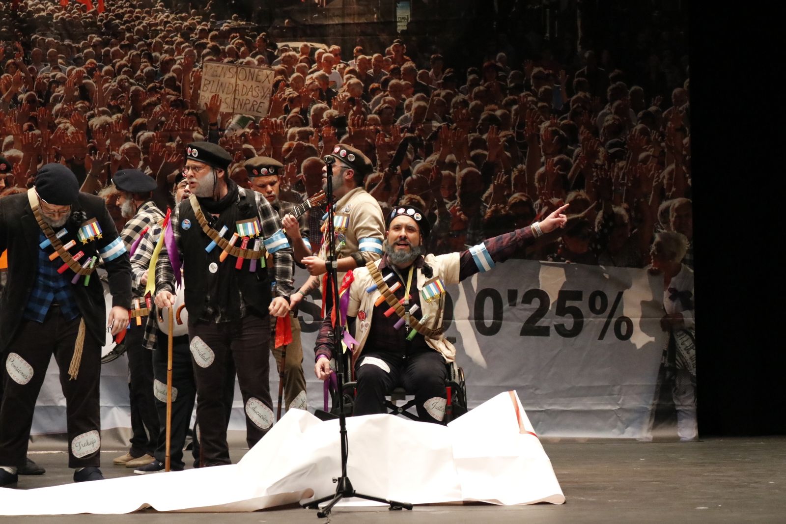 Final del concurso de Carnaval de la Concha Fina de La Línea