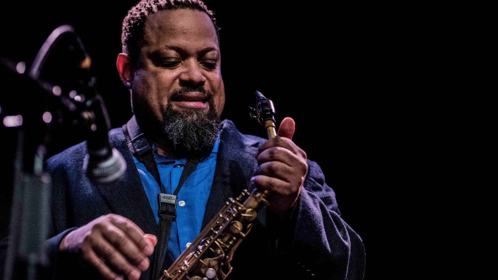 El saxofonista Justin Robinson.