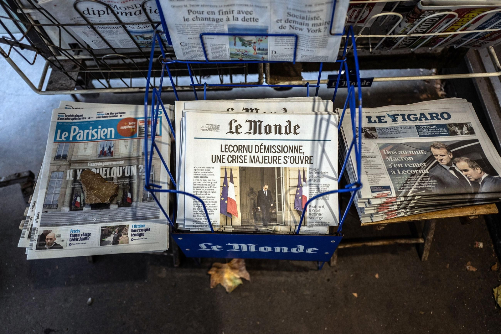 Portadas de la prensa francesa.