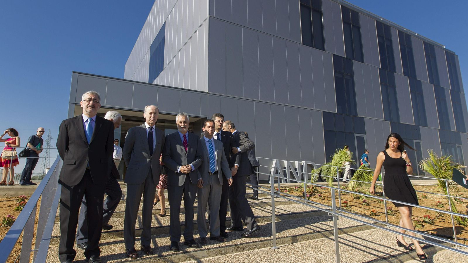 La inauguración del edificio, el 8 de julio de 2013.