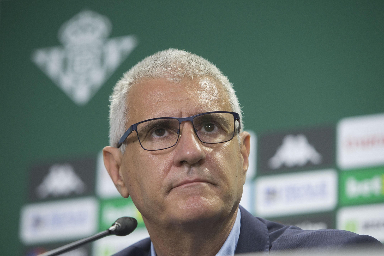 Antonio Cordón, durante la rueda de prensa de presentación.
