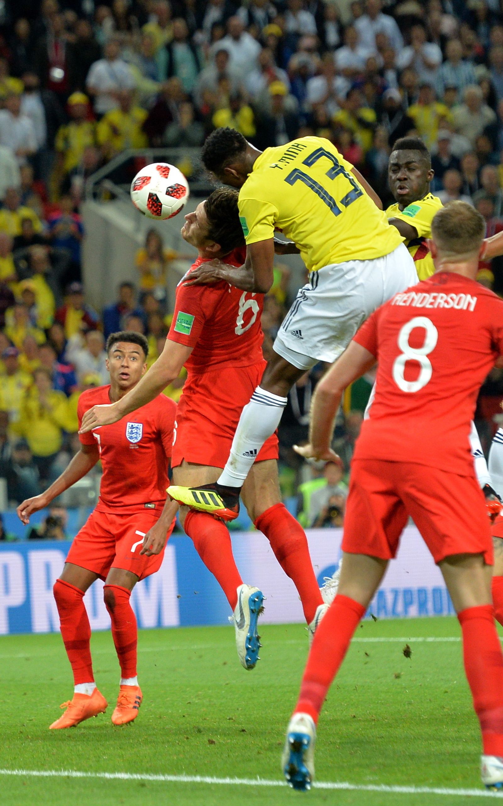 Las imágenes del Colombia-Inglaterra