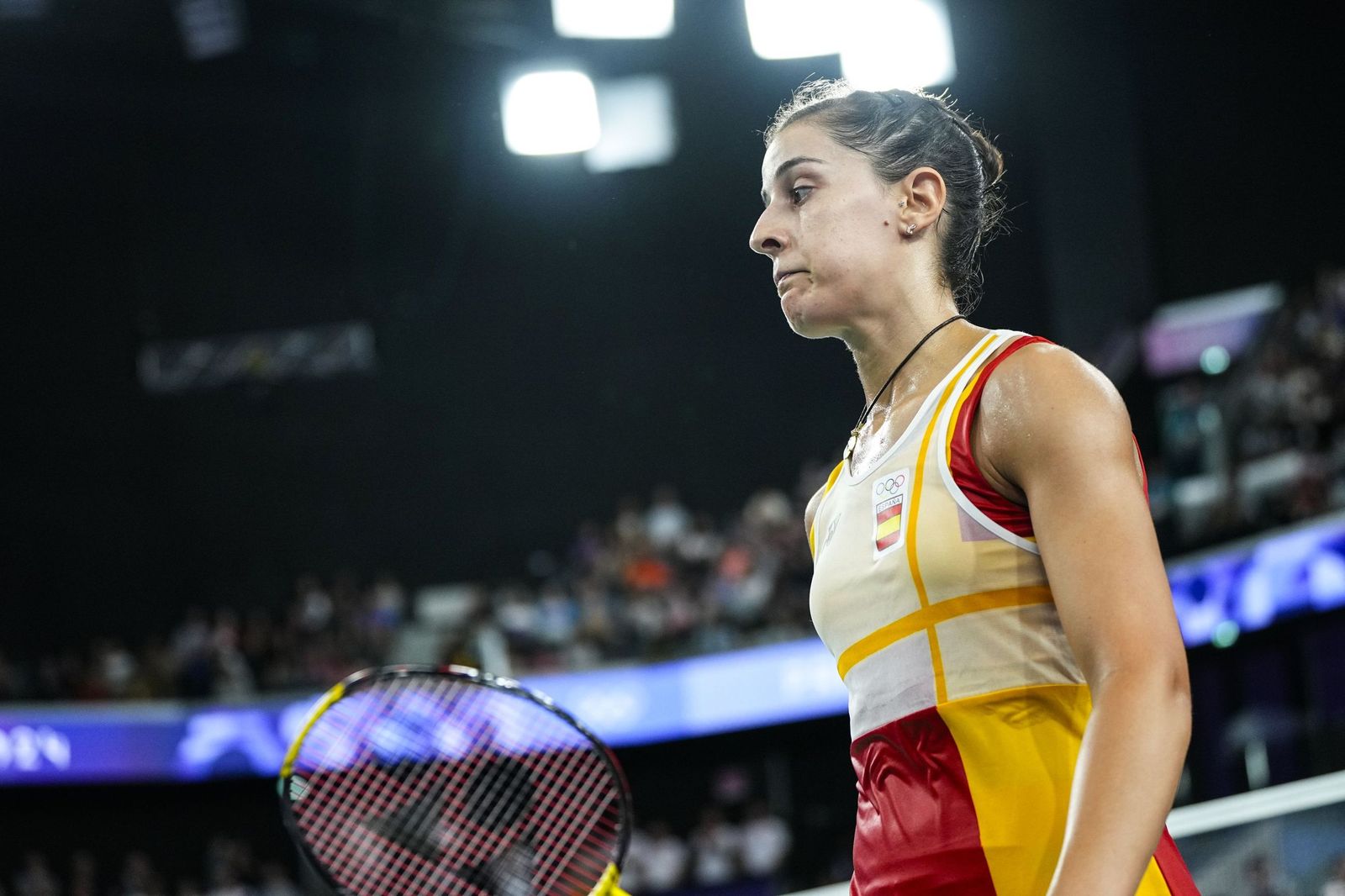 Carolina Marín durante los JJOO de París.