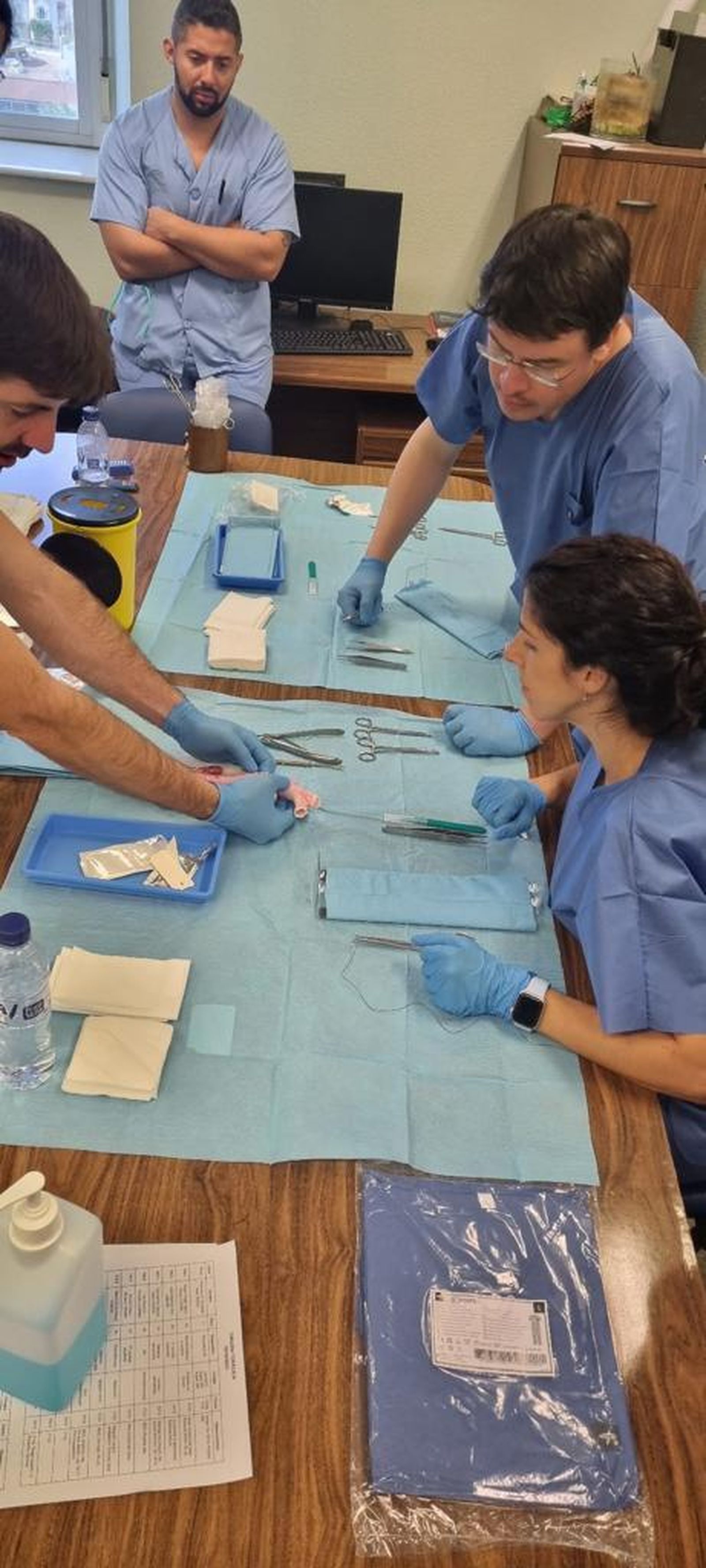 Un momento del curso impartido en el Hospital Virgen del Rocío.